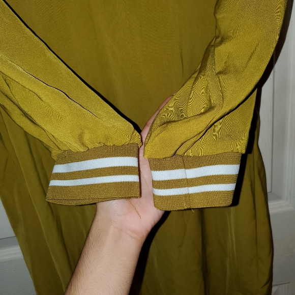 Amisu Striped Trim Quarter Sleeve T-Shirt Dress - Picture 3 of 15